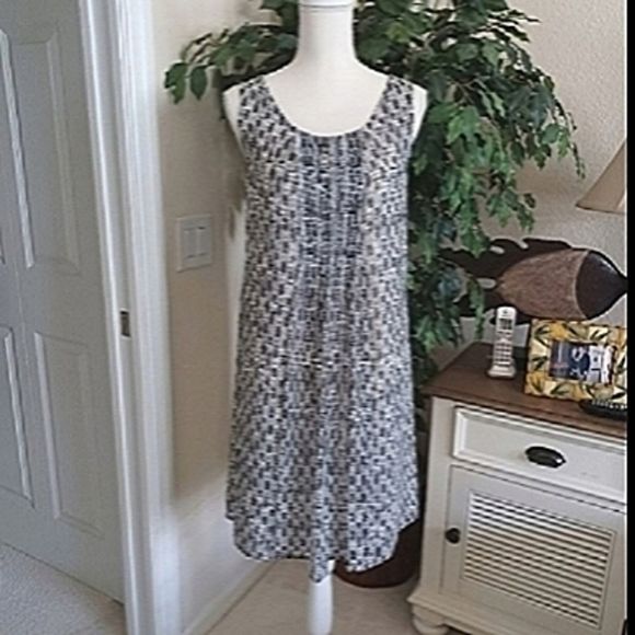 J. Jill Dresses & Skirts - J. Jill Black/White/Gray Shift Dress Size Large Petite